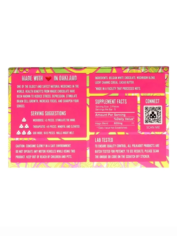 Lucky Charms PolkaDot Chocolate Bar - Image 2