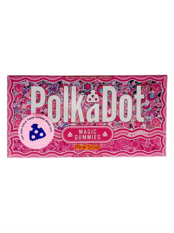 Pink Star PolkaDot Belgian Magic Blend Gummies 4G